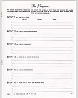 Schedule of Events - Chino [S+1.5/FIII] 1953