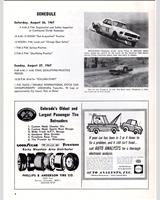 Schedule of Events - Trans-Am Continental Divide 1967