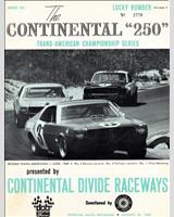 Programme Cover - Trans-Am Continental Divide 1968