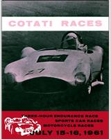 Programme Cover - Cotati 3 Hours 1961