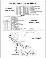 Schedule of Events - SCCA Regional Cotati [AP+BP+CP+DP+AS] 1968