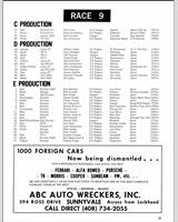 Entry List - SCCA National Cotati [CP+DP+EP] 1968