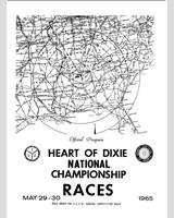 Programme Cover - SCCA National Courtland 1965
