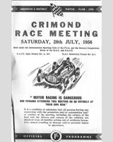 Programme Cover - ADMC Crimond [Sports] 1956