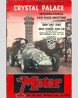 Programme Cover - Crystal Palace International 1953