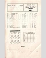 Entry List - National Crystal Palace - Sports Cars B 1956
