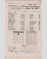 Entry List - Crystal Palace - Production 1957