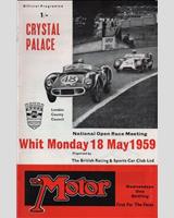 Programme Cover - Crystal Palace - Norbury Trophy 1959