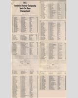 Entry List - Preliminary Cumberland - Ladies 1957