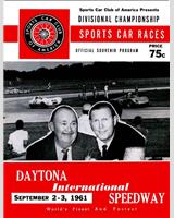 Programme Cover - Paul Whiteman Trophy Daytona 1961