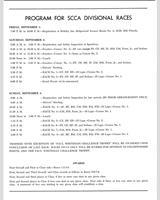 Schedule of Events - Paul Whiteman Trophy Daytona 1961