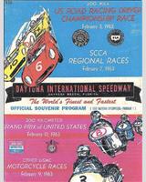 Programme Cover - USRRC Daytona 1963