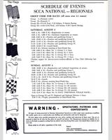 Schedule of Events - SCCA National Daytona - Classes ASR+BSR+CSR+AP+BP+CP+DP+EP+AS+BS 1968