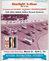 Programme Cover - Daytona 3 Hours 1972