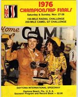 Programme Cover - Daytona Finale 250 Miles 1976