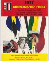 Programme Cover - Daytona Finale 250 Miles 1977