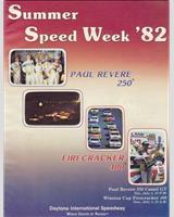 Programme Cover - Daytona 250 Miles Paul Revere 1982
