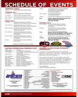 Schedule of Events - Daytona 250 Miles Brumos Porsche 2010