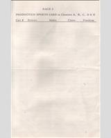 Entry List - ICNSCC Deer Park - Production Classes A, B, C, D & E 1957