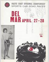 Programme Cover - SCCA Divisional Del Mar [CP+DP] 1963