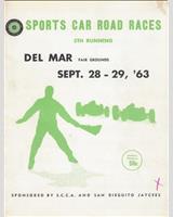Programme Cover - SCCA Regional Del Mar [GP+HP+?] 1963