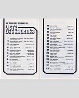Entry List - GP France 1974