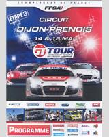 Programme Cover - FFSA French GT Championship Dijon 2011