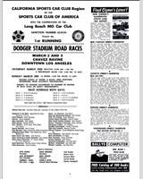 Schedule of Events - Dodger Stadium [Production Trophy] 1963