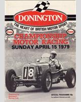 Programme Cover - MN GT Donington 1979