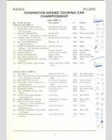 Entry List - MN GT Donington 1979