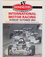 Programme Cover - MN GT Donington 1979