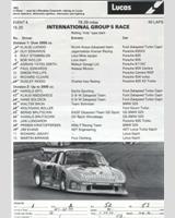 Entry List - Donington Group 5 International 1980