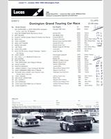 Entry List - MN GT Donington 1980