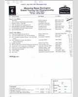 Entry List - MN GT Donington 1981