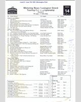 Entry List - MN GT Donington 1981