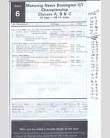 Entry List - MN GT Donington 1982