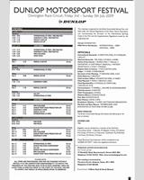 Schedule of Events - International GT Open Donington 2009