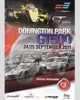 Programme Cover - British GT Championship Donington 2011