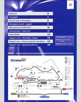 Track Map - Donington 6 Hours 2012