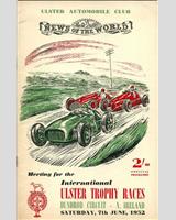 Programme Cover - Ulster Trophy [Formula Libre 1.3] 1952