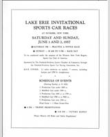 Schedule of Events - GP Dunkirk 1957
