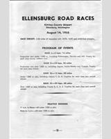 Schedule of Events - YVSCC Ellensburg - Production over 1500 cc 1955