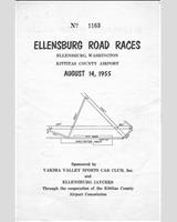 Track Map - YVSCC Ellensburg - Production over 1500 cc 1955