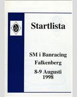 Programme Cover - Swedish GTR Championship Falkenberg 1998