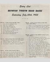 Entry List - Giants' Despair Hillclimb 1953