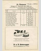 Entry List - Gmünd - All Cars over 2000 cc 1953