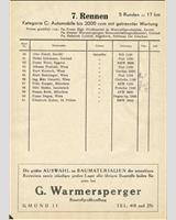 Entry List - Gmünd - All Cars under 2000 cc 1953