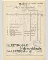 Entry List - Gmünd - Sports over 1600 cc 1954