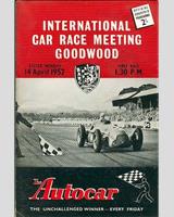 Programme Cover - Goodwood Easter [4th Handicap Sports] 1952