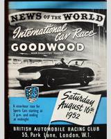 Programme Cover - Goodwood 9 Hours 1952